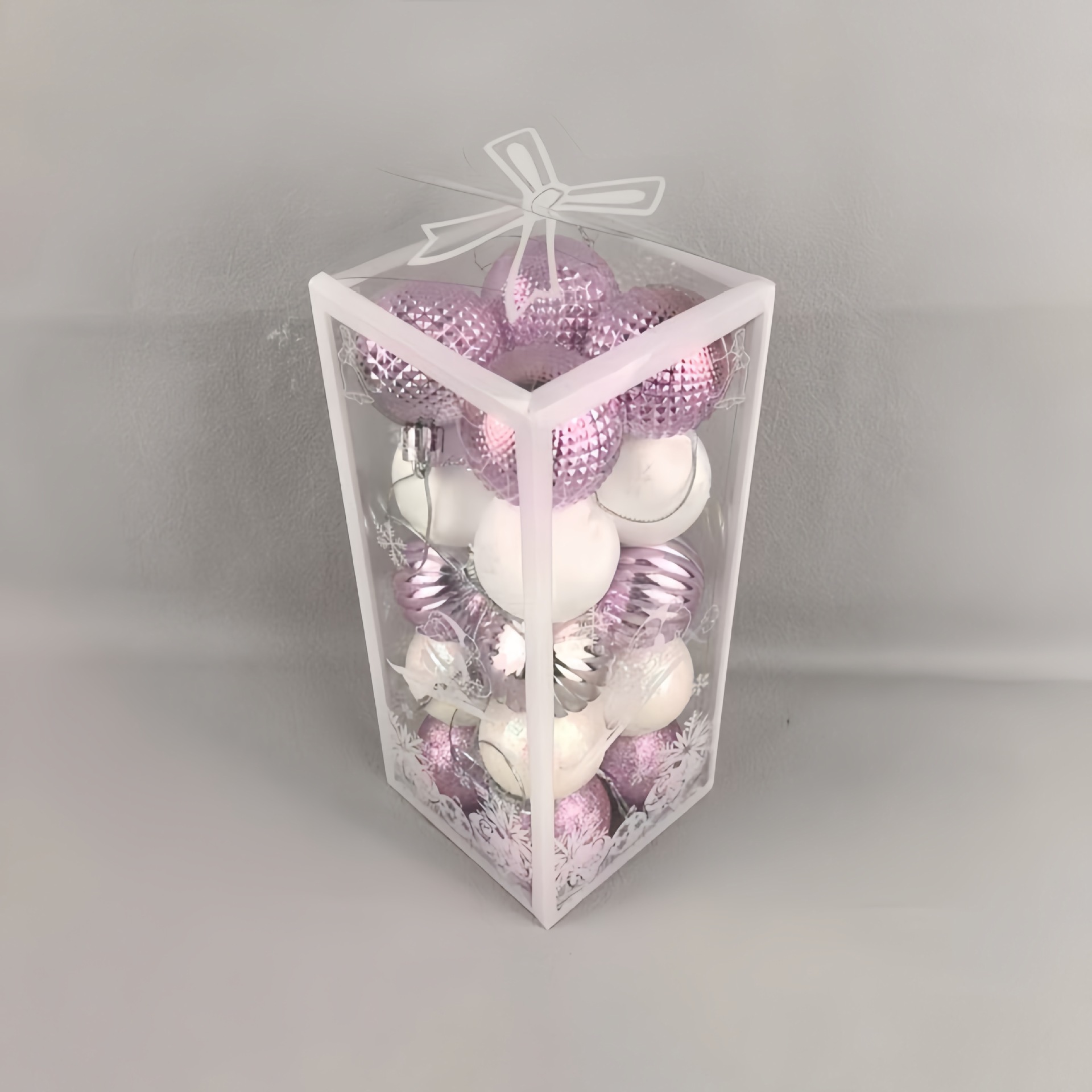 Nuevos adornos de Navidad transfronterizos colgantes bolas de Navidad set bolas de Navidad colgantes de árbol de Navidad caja de regalo bolas de Navidad P