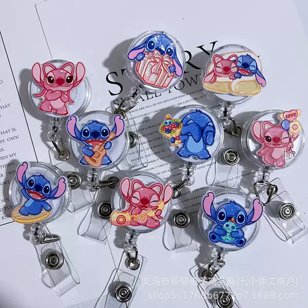 Bright-faced cartoon Sidi Nurse badge retractable easy-pull buckle Student Nurse badge label easy-pull buckle