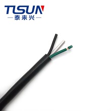 美标电源线 SJTW  3X14AWG 阻燃PVC 护套耐潮湿 抗UV 标准