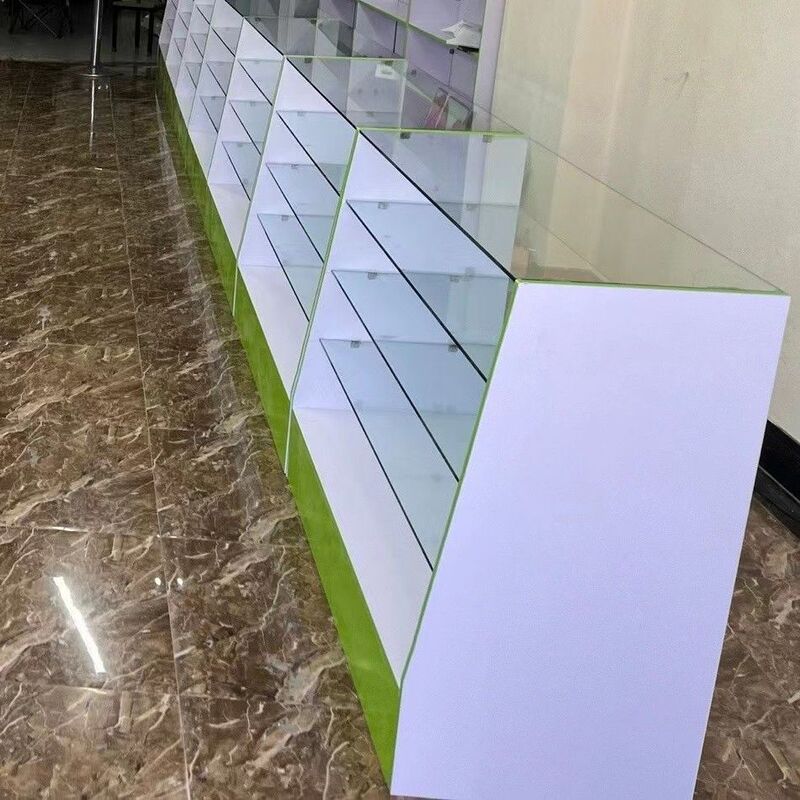 药房货架西药柜台保健品展示柜药店货架玻璃柜台展柜中岛柜药柜|undefined