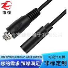 厂家直销-3.5mm立体声线臻璨母对螺母音频线音响电带锁耳机转接线
