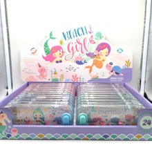 少女心美人鱼章鱼透明水机套圈圈游戏机玩具80后户外益智戏水玩具