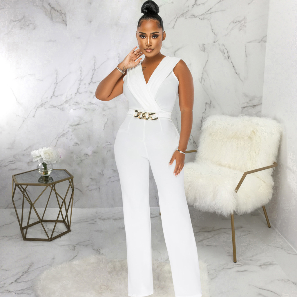 Women's Casual Daily Bodysuits Casual Streetwear Geometric Full Length Jumpsuits display picture 32