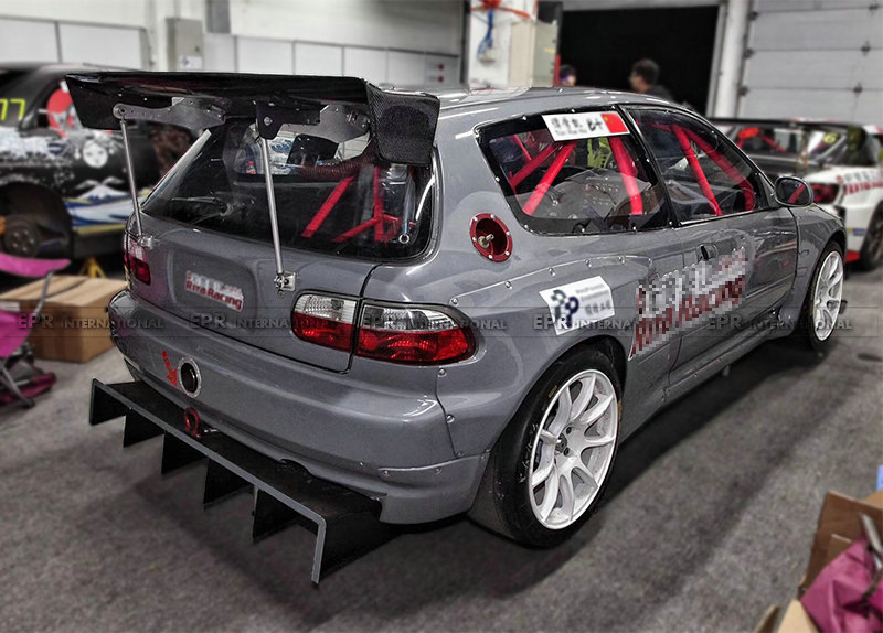 Suitable for Honda Civic Eg Modification Parts Rocket Rabbit Full Wide Body Kit Fiber Personalized Restyling