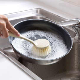 厨房清洁刷锅刷子洗锅刷不伤锅带柄去污长柄洗锅刷洗碗刷