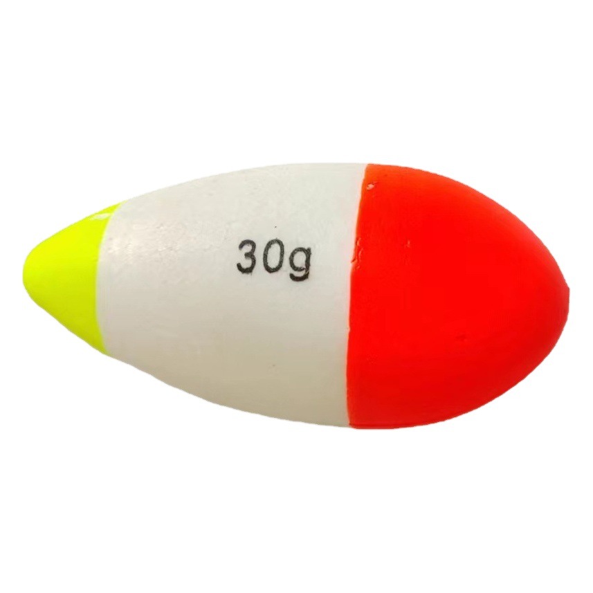 Cross-border red and white float foam float hard foam float EPS long shot float big belly float rock fishing float