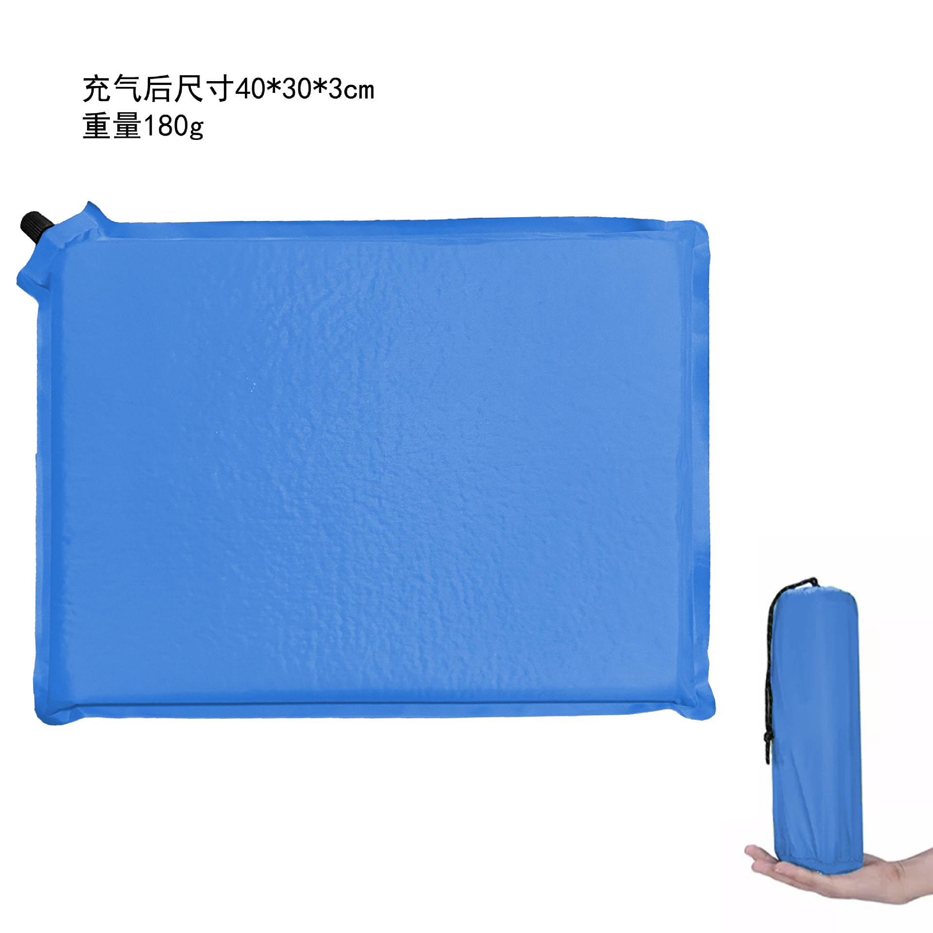 로얄 블루 - 다이아몬드 모양의 밸브 - 스펀지 쿠션 3cm