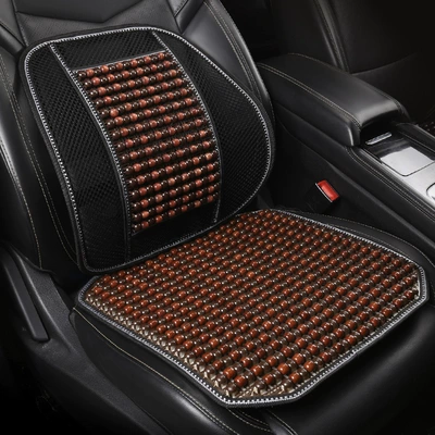 Cool pad – Universal Backrest Pad for Trucks - brown-square-cushion-lumbar-support