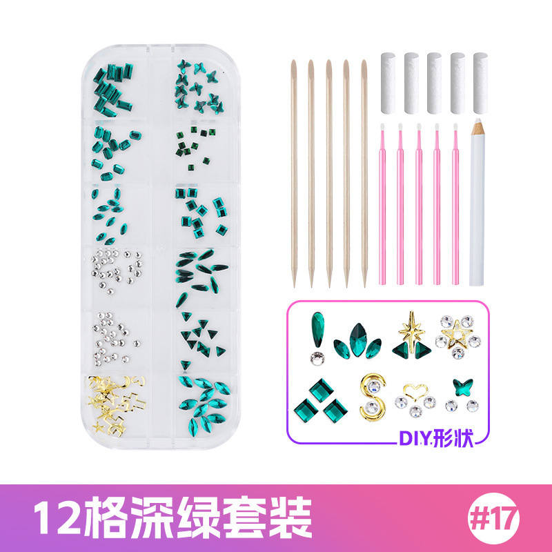 希音の熱い販売の歯のドリルのセットの平底の愛の馬の目のドリルの多種の型番の美の歯の飾りはツールのセットを持ちます。|undefined