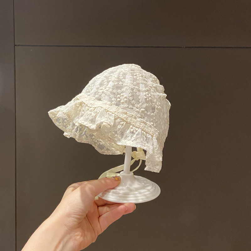Baby Hat Summer Thin Lace Lace Hat Baby Girl Cute Court Hat Newborn Hundred Days Hat Princess Hat Baby Hat Summer Thin Lace Lace Hat Baby Girl Cute Court Hat Newborn Hundred Days Hat Princess Hat