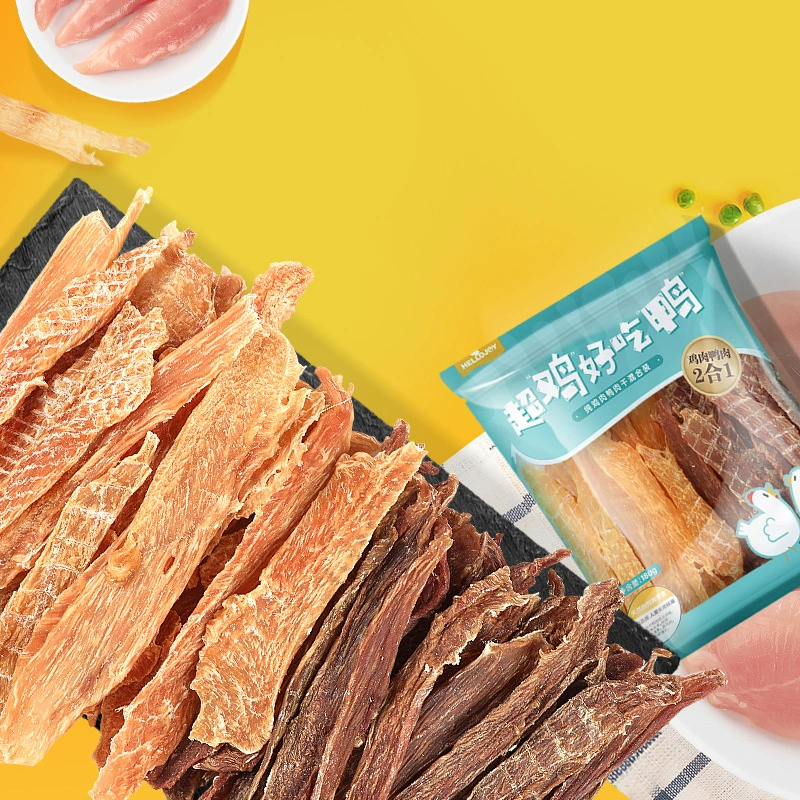 Собака закуски куриная грудка утка вяленые закуски для собак Обучение награды чистое мясо вяленые закуски шлифовальные зубы Чистка кости голова закуски