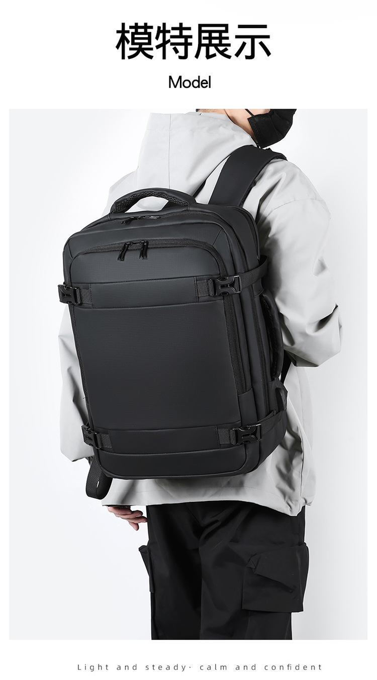 New cross-border Korean version men's backpacks, large-capacity, simple commuting computer bags for foreign trade, and school bags for junior and senior high school students undefined