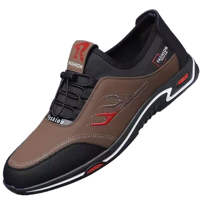 Nuevos zapatos de moda de negocios para hombres con suela suave zapatos transpirables para caminar al aire libre zapatos deportivos coreanos explosivos al por mayor transfronterizos
