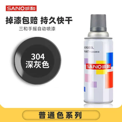 Avtomobil boyası Color Change Black and White Red - full-box-sanhe-304dark-gray-12-bottlesbox-spray-paint