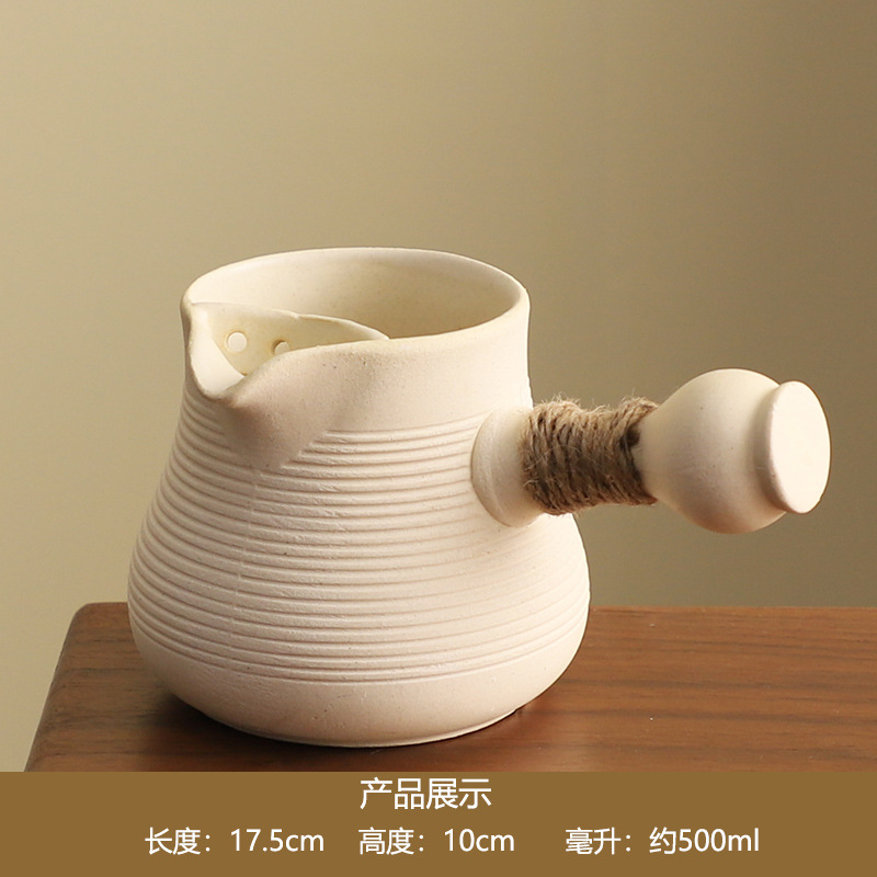 Juego de Tetera y Estufa para Té de Cerámica para Hogar y Exteriores