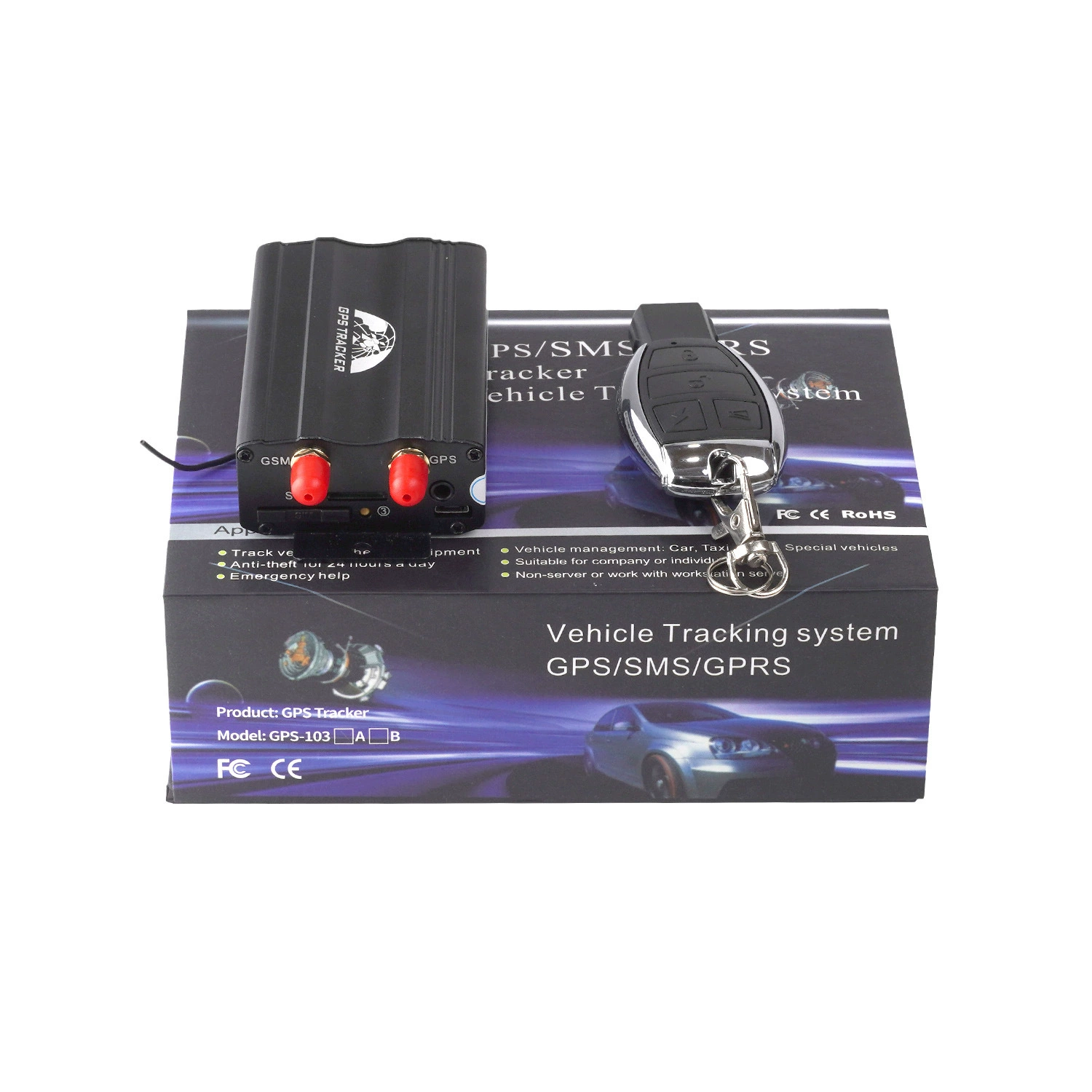 tk Kebang новый продукт стабильный автомобильный локатор TK103B GPS103B английская версия