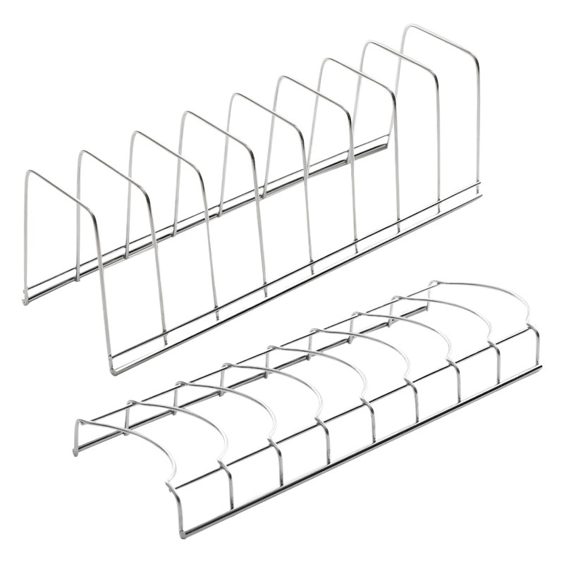 Espesado de acero inoxidable escurridor estante de la cocina plato rack de almacenamiento vajilla del hogar estante de almacenamiento estante de la taza