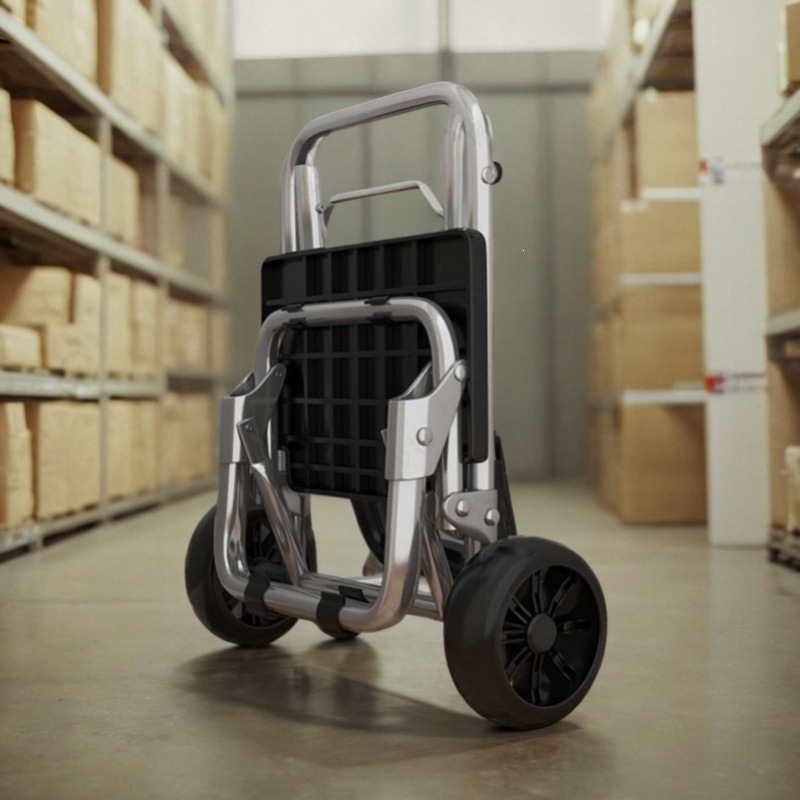 Alemania importa la Expo para comprar un pequeño carro de tracción, subir escaleras, carro de tracción plegable, equipaje doméstico, remolque pequeño, compra portátil