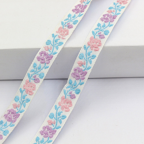 1.3cm Ethnic Fresh-style Lace Trim DIY Curtain Fabric & Apparel Accessories—Decorative Ribbon in Rustic Style