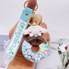 Sanrio, blue pendant, doll, cartoon keychain