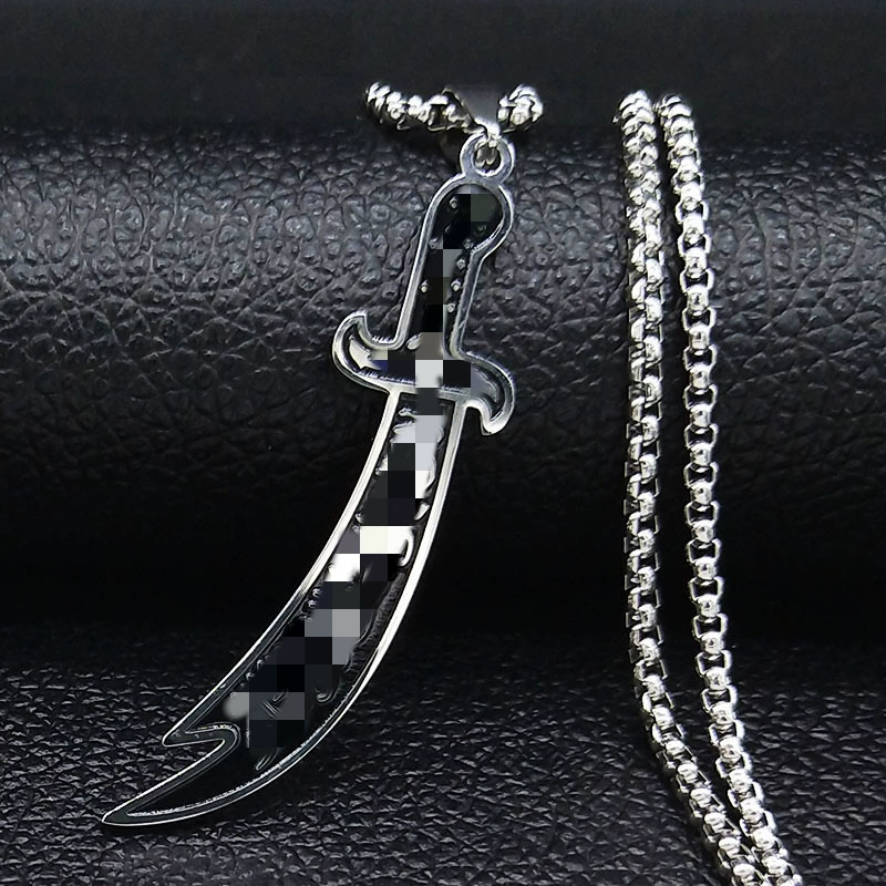(Граница торговли), ретро меч из нержавеющей стали, ожерелье, Aliexpress