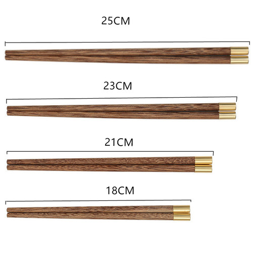 Round-top Fortune Chicken Wing Wood Chopsticks 18/23cm Children's Chopsticks, Unpainted and Unwaxed, Household Solid Wood Short Chopsticks, Logo Engraving Available