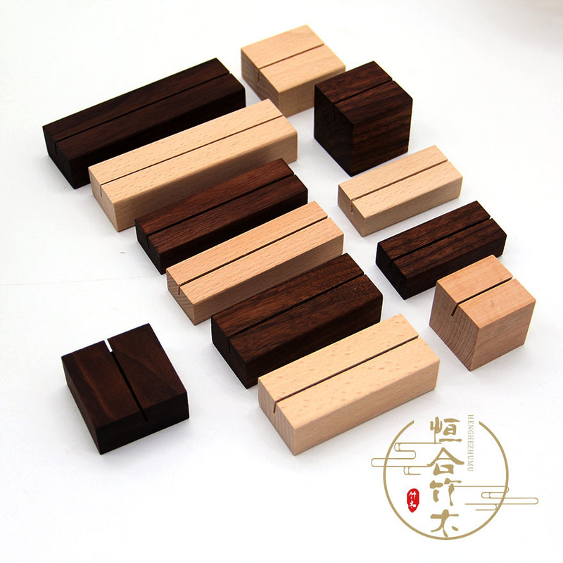 Black Walnut Beech Wood Handmade Calendar Base Hotel Large Supermarket Display Stand Base