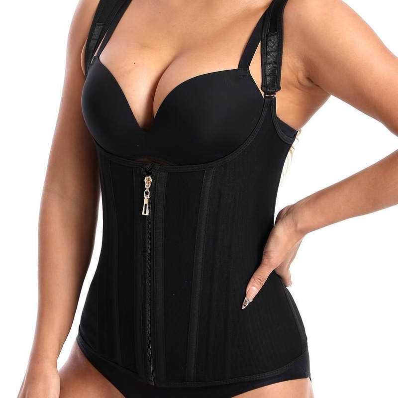 Women's Tummy Control Sports Belt with Adjustable Zipper and Button Corset Mesh Vest Women's Tummy Control Sports Belt with Adjustable Zipper and Button Corset Mesh Vest