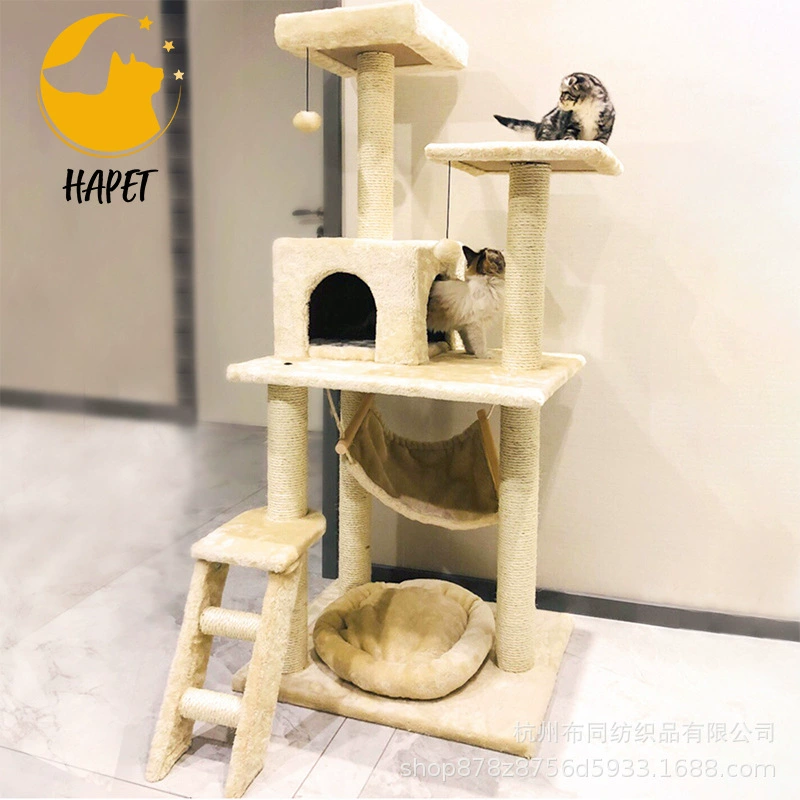 Фабрика кошка альпинистская стойка оптом большая кошка интегрированная кошка стойка кошка дерево кошка прыгает стол Сизаль кошка башня оптом