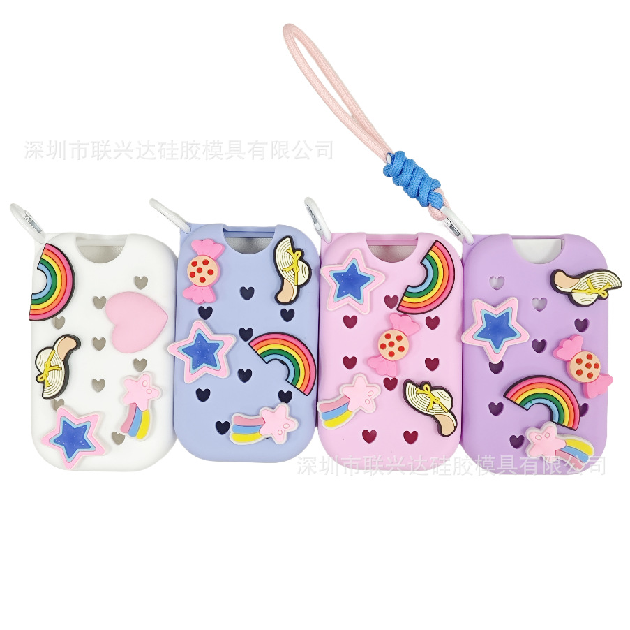 Moda europea y americana tochland perfume cubierta diy accesorios cubierta de protección inswind con cuerda de suspensión bogg bolsa dulce image 5