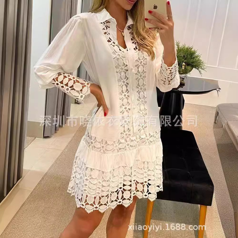 2021 Amazon Commuter Turtleneck Long Sleeve Temperament Commuter Korean Fashion Solid Color Official Picture Iron-Free Shirt