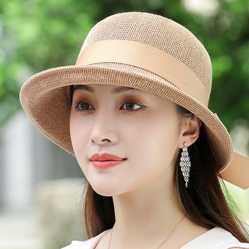 Early Spring and Autumn Sun Protection Fisherman's Hat for Women, Summer Korean Fashion Versatile British-Style Sun Hat, Japanese Style Early Spring and Autumn Sun Protection Fisherman's Hat for Women, Summer Korean Fashion Versatile British-Style Sun Hat, Japanese Style