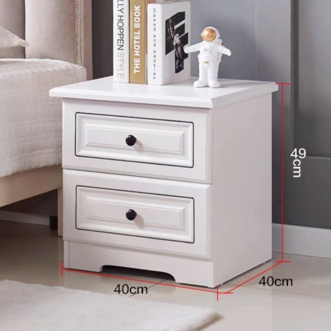 라이트 럭셔리 블랙 2단 길이 40 폭 40 높이 49 원목