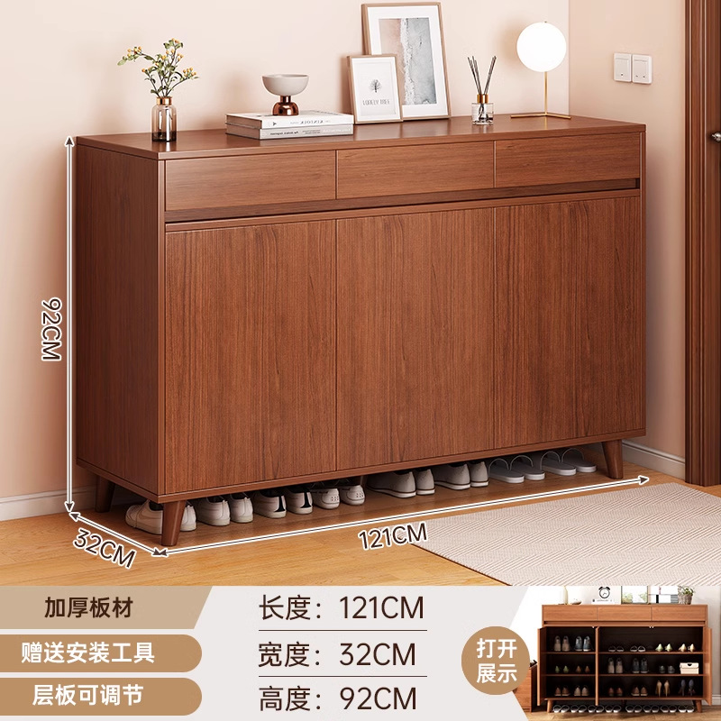 [경제적인 원목 캐비닛 다리] 오스기 호두색 121*30*92cm