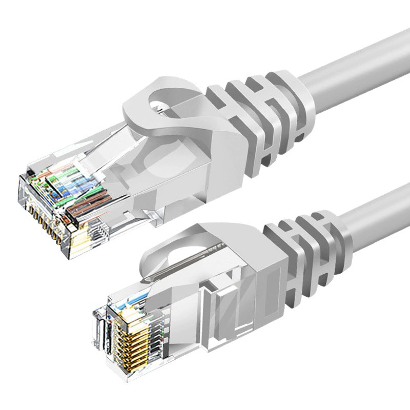 Готовый сетевой кабель шести классов Перемычка CAT6 Неэкранированный широкополосный маршрутизатор Crystal Head Готовый кабель CCA