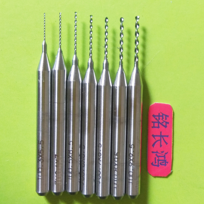 微型麻花PCB钻针1.2/1.25钟表手表diy手捻琥珀蜜蜡打孔钨钢钻头