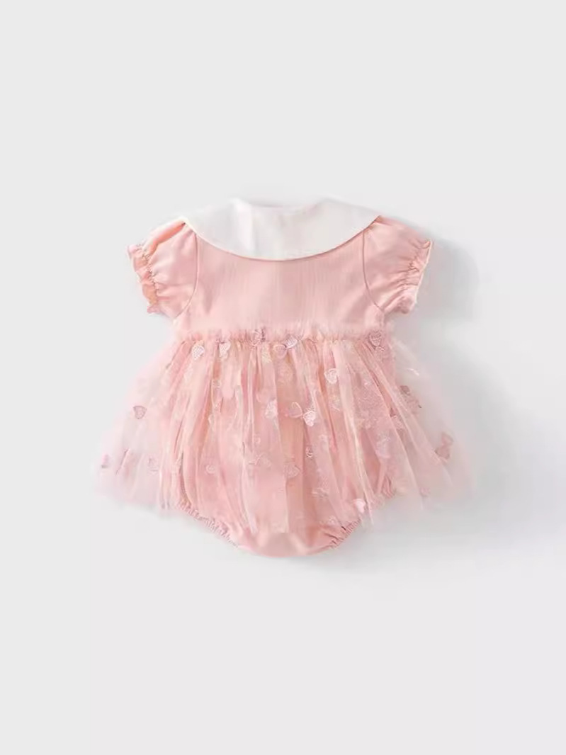 Ropa de verano para bebés, ropa delgada, bebé recién nacido, mono, falda de pedo, princesa súper linda, ropa de luna llena, verano