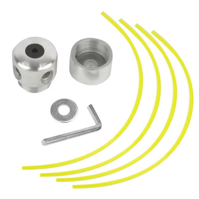 割草机打草头 割灌机配件背负式斜跨式四冲程打草机铝柱打草头