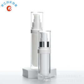 厂家直供 亚克力包材15ml 30ml乳液精华 白色塑料瓶