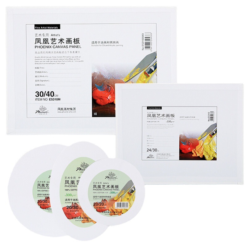 Phoenix Art Cloth Oil Painting Board Sketches Canvas Board Oil Painting Frame E5310 Acrylic Coated Canvas Phoenix