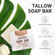 Cross-border beef fat facial soap wholesale mild deep cleansing soap plant essential oil moisturizing moisturizing in stock handmade soap