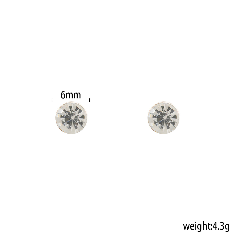 Korean style elegant temperament rhinestone earrings ins trend new earringspicture1