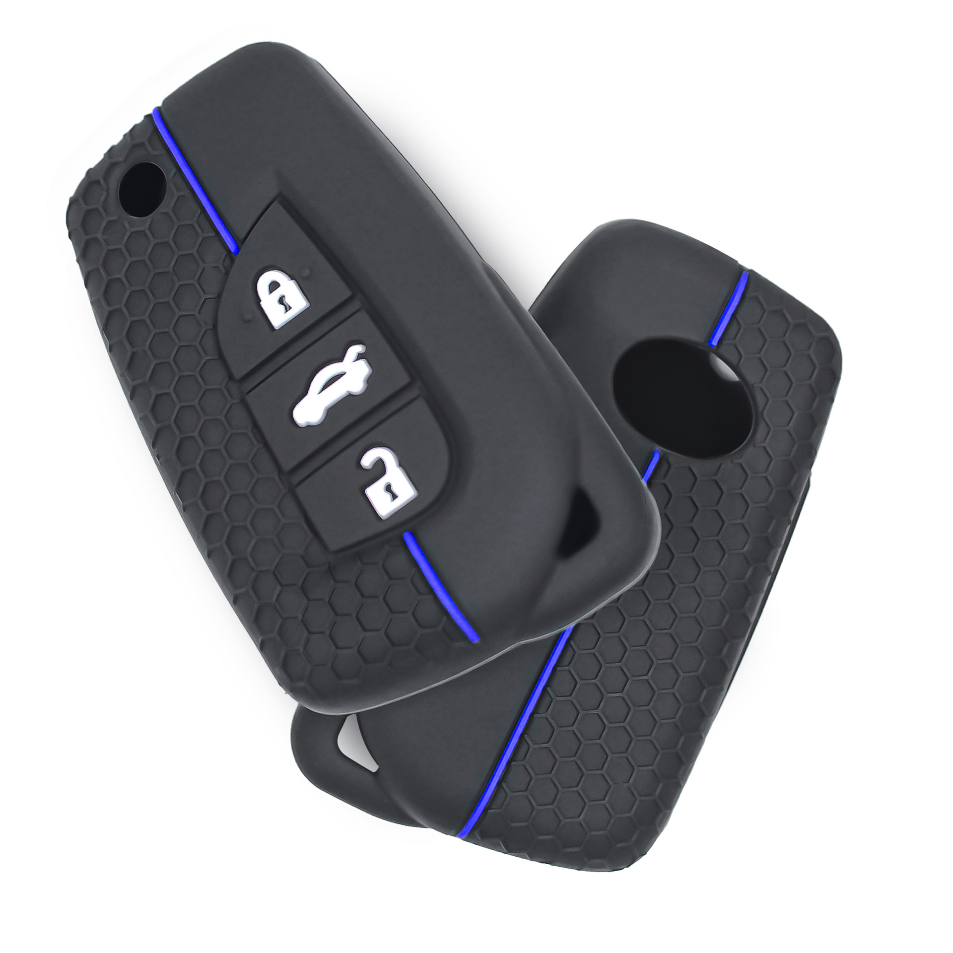 Suitable for Toyota Camry Highlander Prius car key set 4000 crown silicone all-inclusive remote control bag