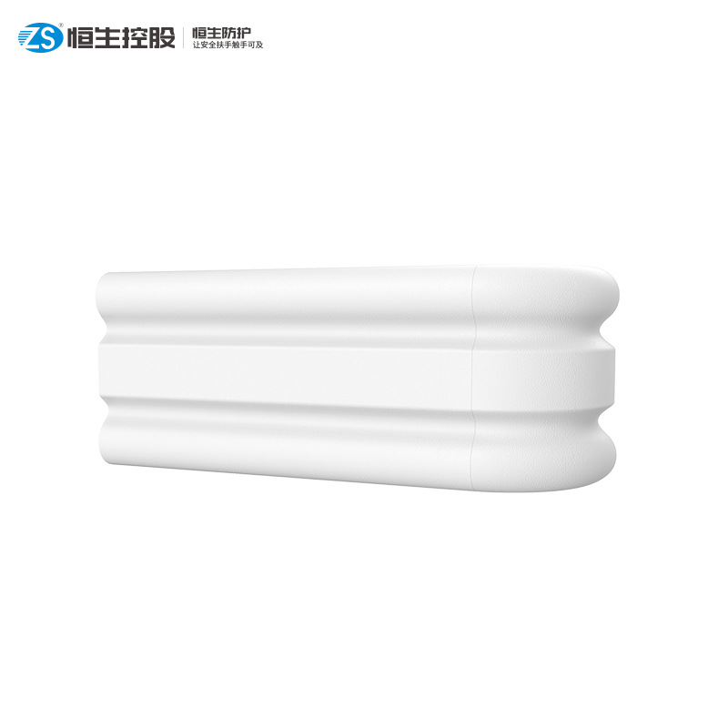 医院养老院双凹槽扶手走廊过道楼梯防撞拉手靠墙PVC防滑扶手厂家