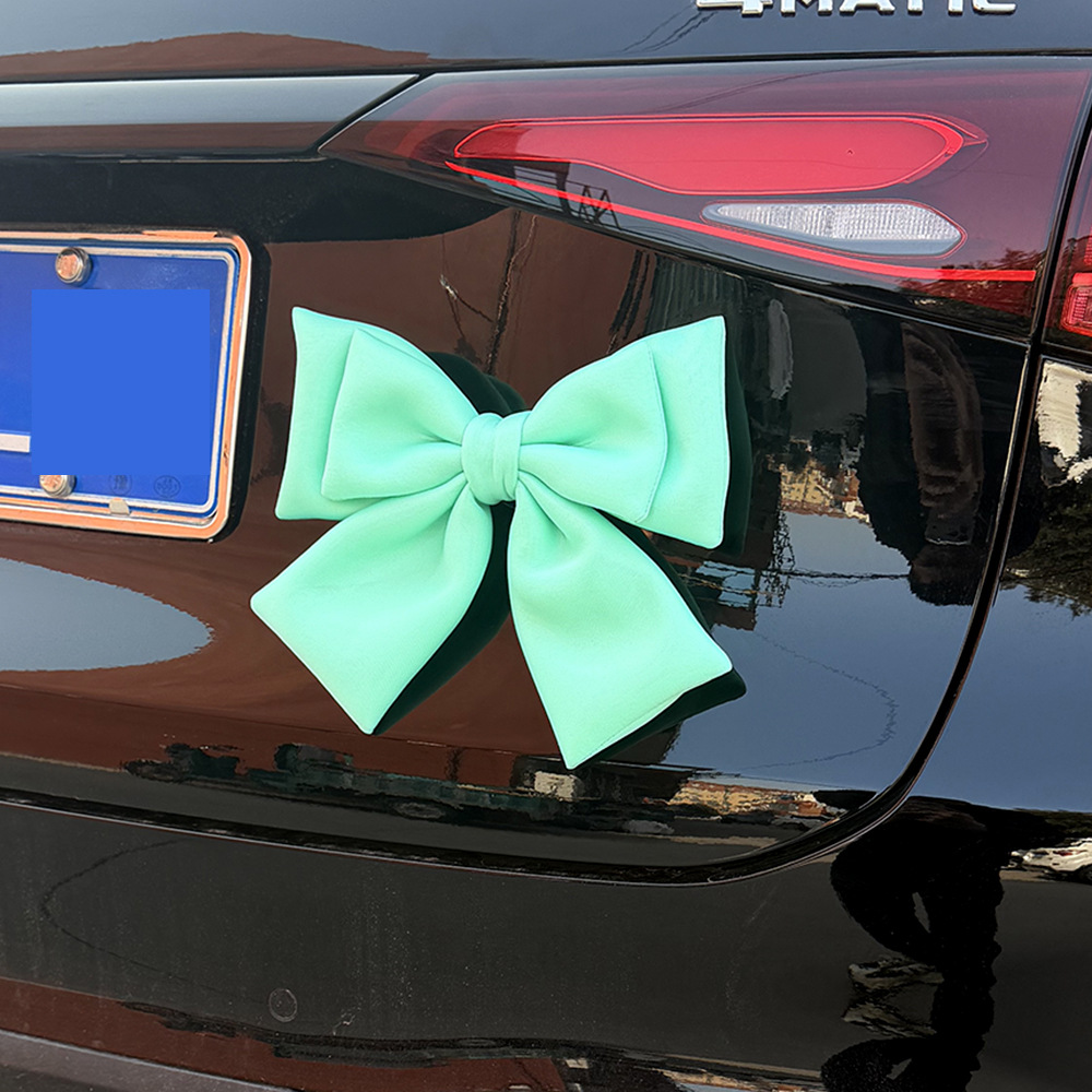 Car Rear Decoration Bowknot Female Car Exterior Trunk Pendant Car Sticker Ornaments Motorcycle Ornaments Car Sticker Ornaments
