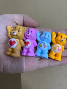Rainbow Bear Love Bear Doll Baking Cake Decoration Car Desktop Mobile Phone Cream Shell Accessories