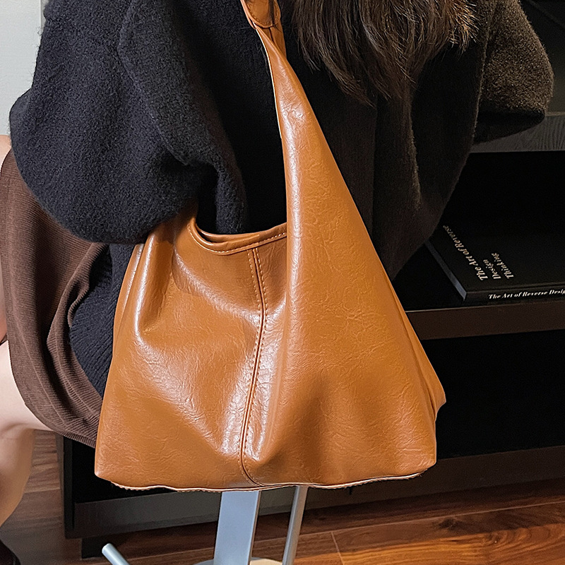 Elegant Shoulder Handbag For Women Korean Style Patchwork Tote_voghion.com