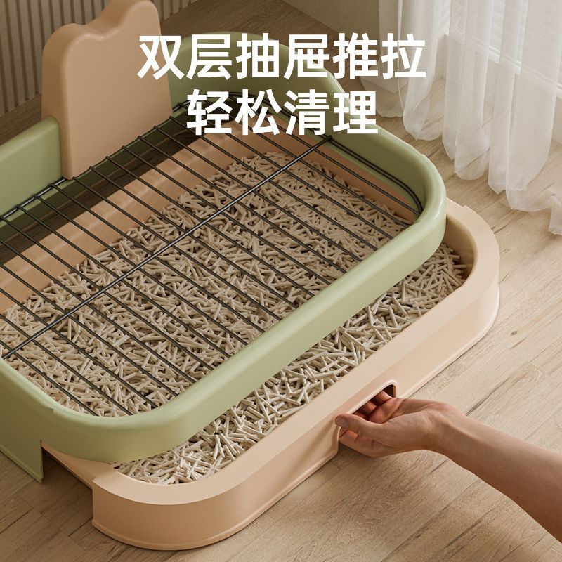 铁网狗厕所抽屉式中型大型小型犬猫防便尿盆宠物砂盆狗专用|undefined