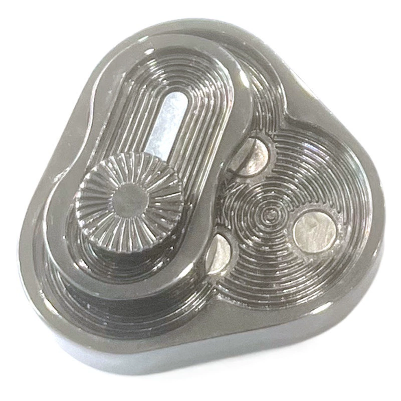 Металлическая монета Papa Бренд Papa Офисная декомпрессия Роторный толчок Бренд декомпрессии Артефакт Треугольник Push Бренд EDC Декомпрессионная игрушка