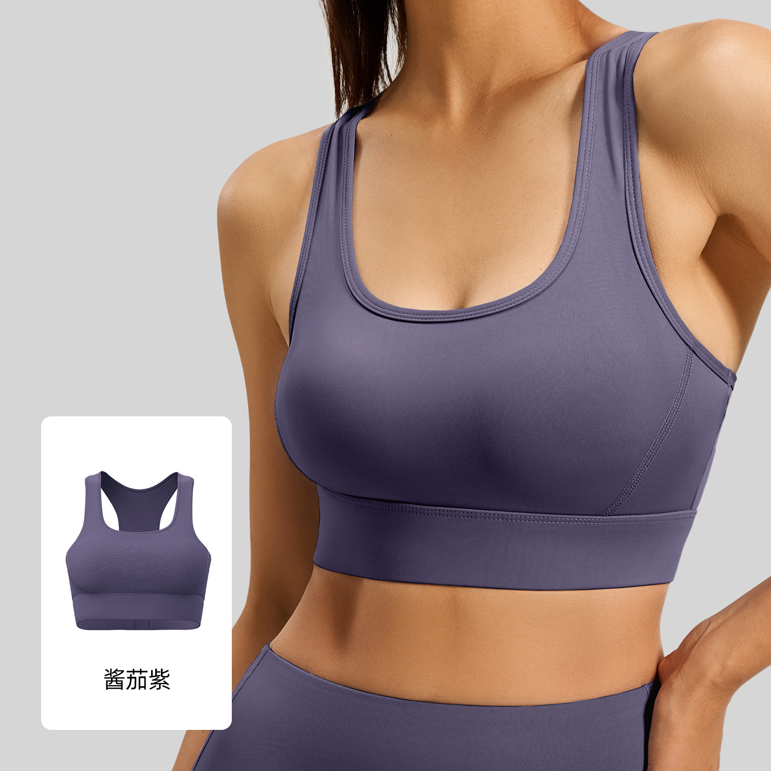 ropa interior deportiva de mujer fitness yoga bra top hebilla de alta resistencia antichoque chaleco deportivo ligero en stock